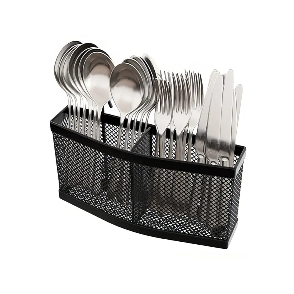 Kitchen Dish Drying Rack Set with Drainboard Full Mesh Utensil Holder and Caddy